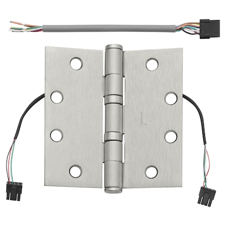 Mckinney Oil Bearing Butt Hinge, 4-1/2" x 4-1/2", US32D, QC4, Standard TA2314 4-1/2X4-1/2 32D QC4
